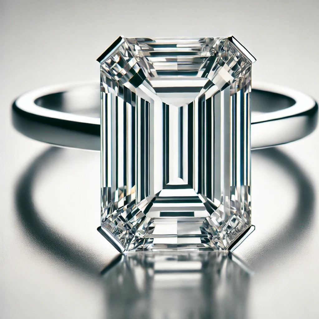 Emarald Cut Engagement Ring